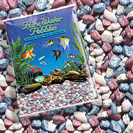 Pure Water Pebbles&reg; Pastel Rainbow Frost Coloured Aquarium Stones