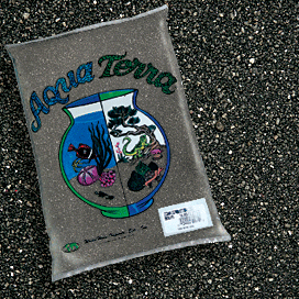 Pure Water Pebbles&reg; Natural Black Coloured Aquarium Sand